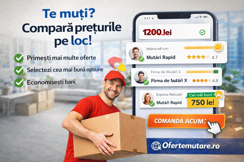 OferteMutare.ro - compara oferte de mutari din toata Romania, 100% gratuit.